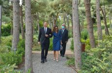 Azerbaijani president, first lady attend opening of two new blocks of ADA University (PHOTO)
