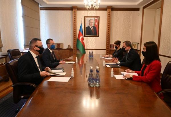 Глава МИД Азербайджана встретился с послом Польши (ФОТО)