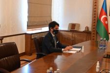 Azerbaijan’s FM meets with Italian ambassador (PHOTO)