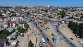 Multi-level road interchange being built in Azerbaijan to eliminate traffic jams (PHOTO)