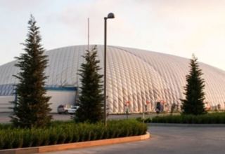 В Баку демонтируется вспомогательный зал Национальной арены гимнастики