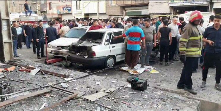 Tehranda güclü partlayış: 1 ölü, 10 yaralı var (FOTO)