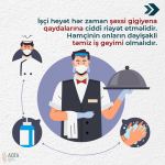 В Азербайджане в кафе, ресторанах и кухнях отелей должны соблюдаться необходимые правила (ФОТО)