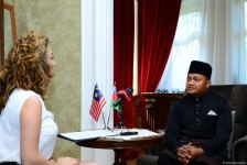 Посол: Малайзия приветствует все возможные совместные проекты с Азербайджаном (ИНТЕРВЬЮ)(ФОТО)