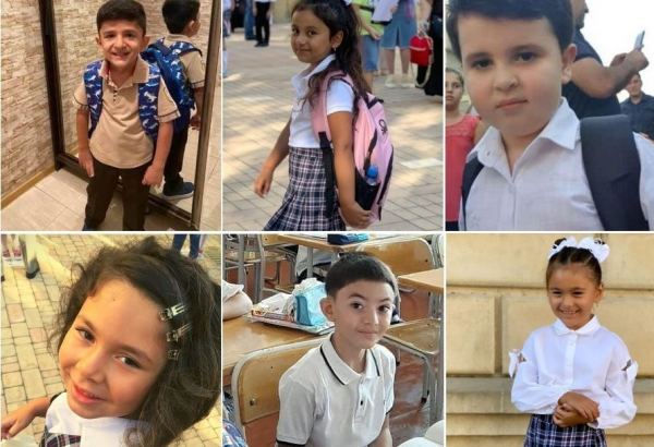 Прозвенел школьный звонок: азербайджанские звезды проводили детей в первый класс (ФОТО)