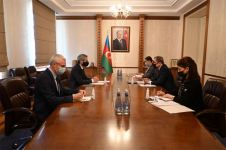 Глава МИД Азербайджана  встретился с послом Франции (ФОТО)
