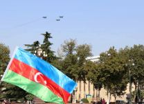 ВВС Азербайджана и Турции совершили совместные полеты в небе над Гянджой (ФОТО)