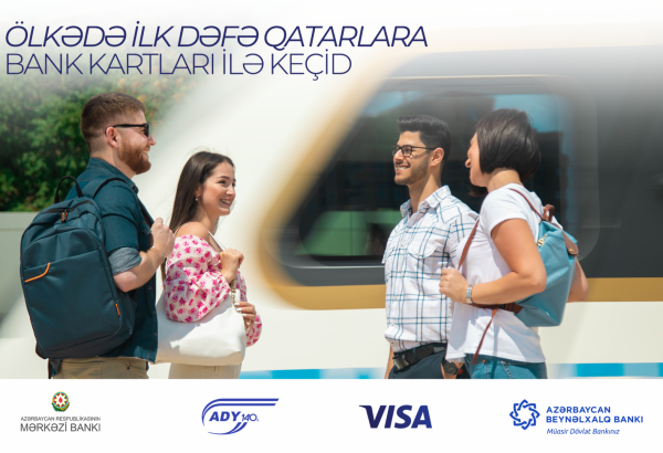 Azərbaycan dəmir yollarında gediş haqlarını bank kartları ilə ödəmək mümkün olacaq