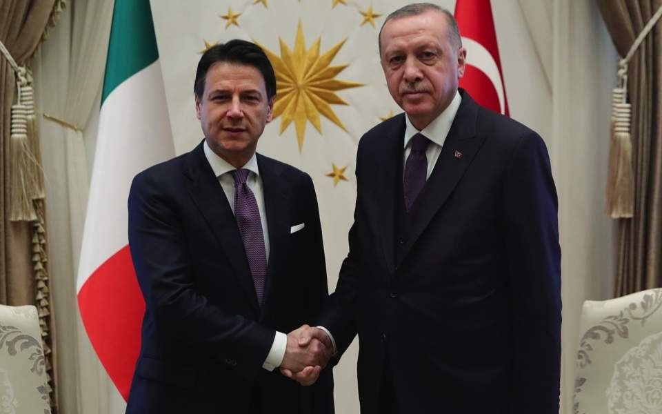 Эрдоган провел переговоры с премьером Италии