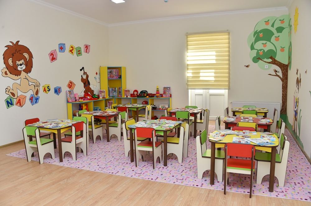 В Хазарском районе Баку состоялось открытие детсадов, построенных Фондом Гейдара Алиева (ФОТО)