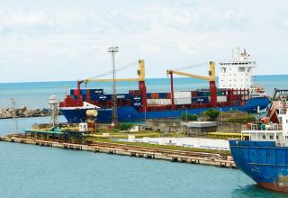 Georgian APM Terminals Poti handles out of gauge cargo with mobile harbor cranes