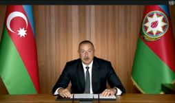 Azerbaijani president, NAM chairman makes speech at high-level meeting to mark 75th anniversary of United Nations in video format (PHOTO)