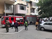 В ресторане Баку произошел пожар (ФОТО) - Gallery Thumbnail