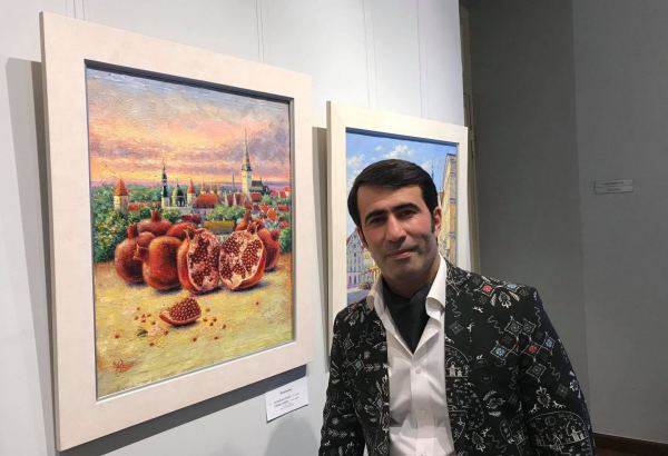 Азербайджанский художник "продлил" лето в Таллине