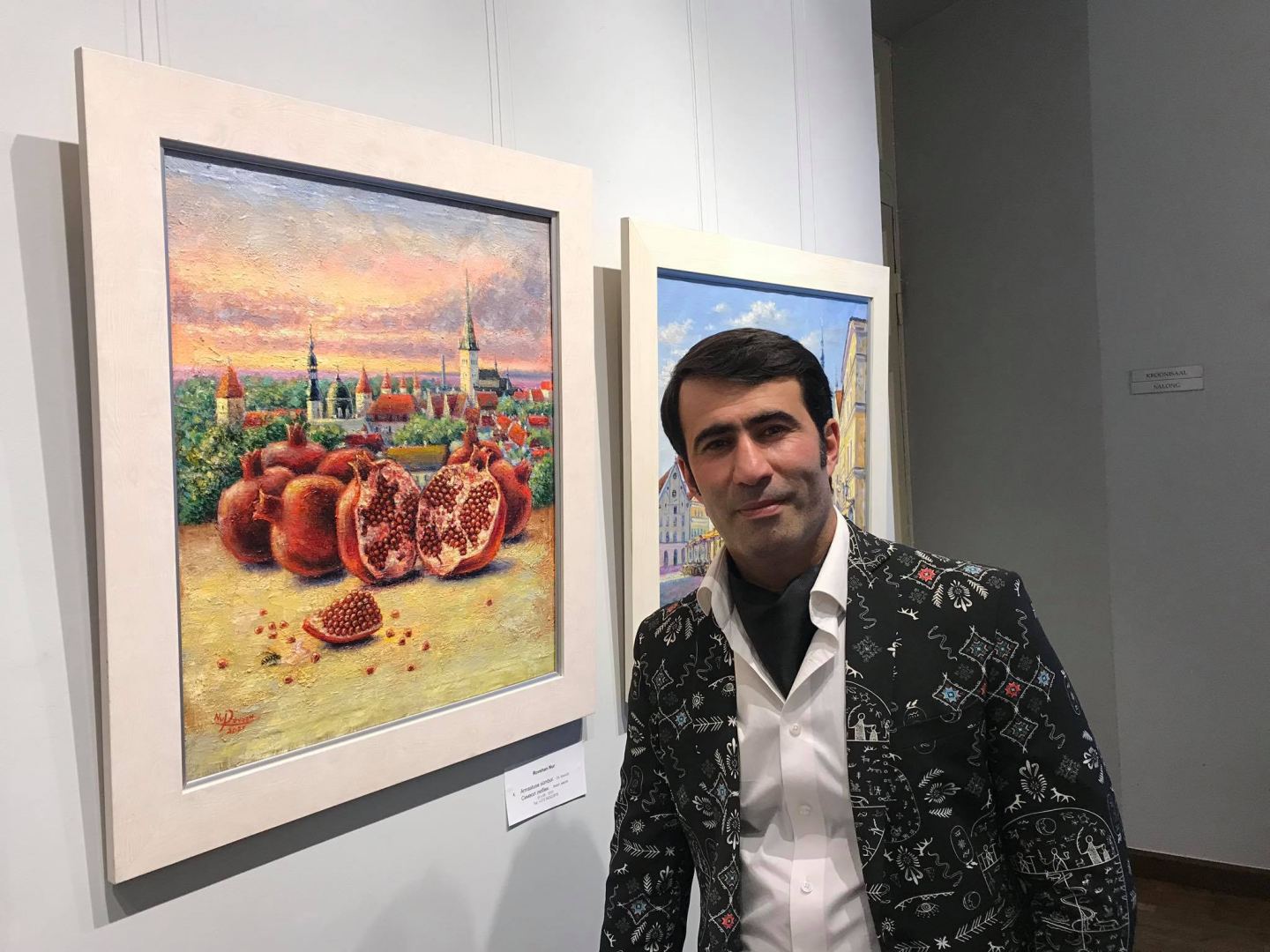 Азербайджанский художник "продлил" лето в Таллине