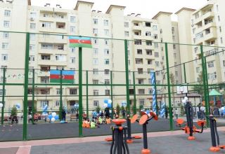 В рамках проекта «Наш двор» в Баку благоустроен очередной двор (ФОТО)
