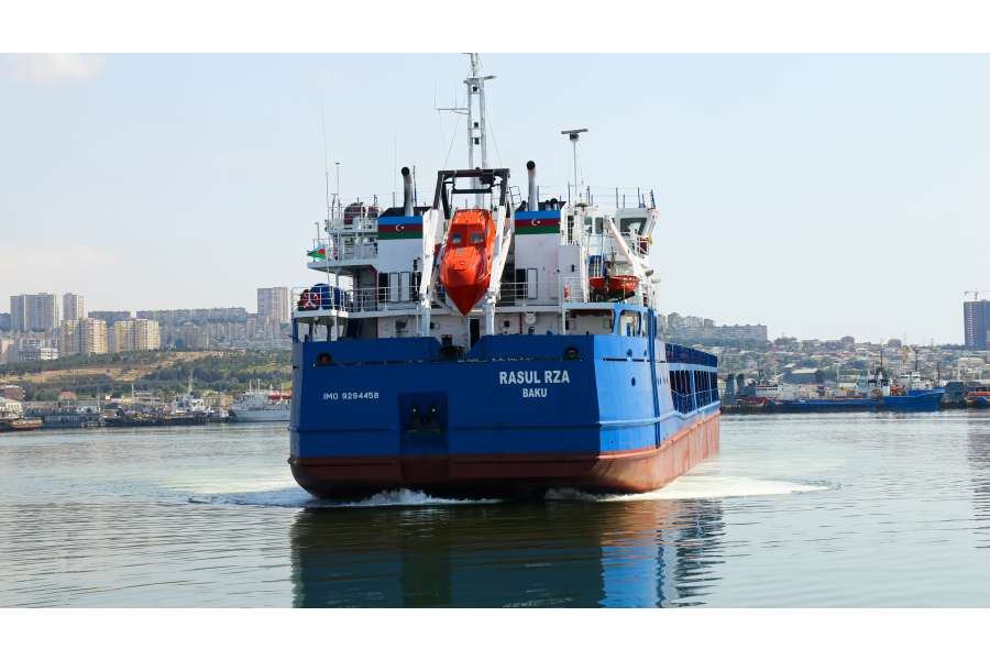 “Rəsul Rza” gəmisi təmirdən sonra xarici sulara yola salınıb (FOTO)