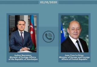 Состоялся телефонный разговор между главами МИД Азербайджана и Франции