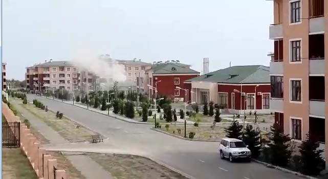 ВС Армении нанесли удары по зданию детского сада в Тертере  (ВИДЕО)