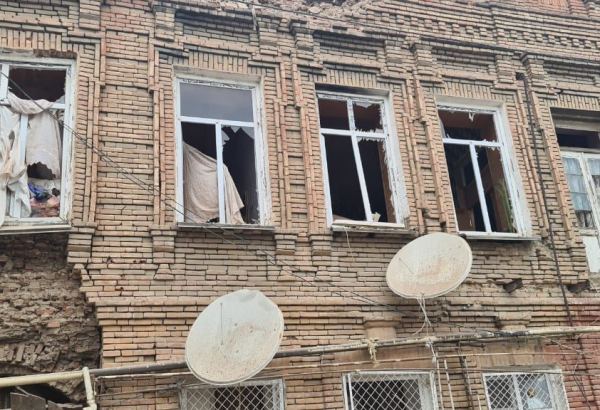 Properties of Azerbaijani civilians seriously damaged as result of Armenian shelling