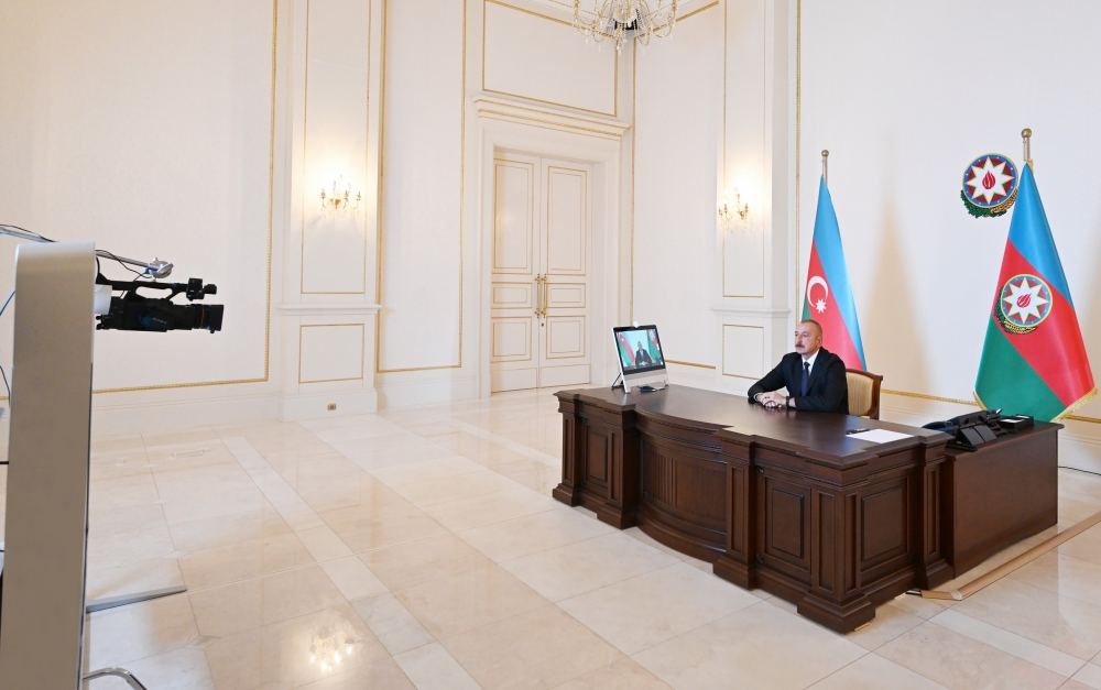 President Ilham Aliyev interviewed by Al ArabiyaTV channel (VIDEO)