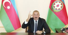 President Ilham Aliyev addresses the people (VIDEO)