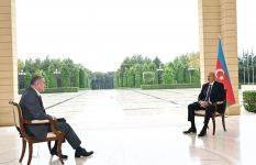 President Ilham Aliyev interviewed by TRT Haber TV channel (PHOTO/VIDEO)