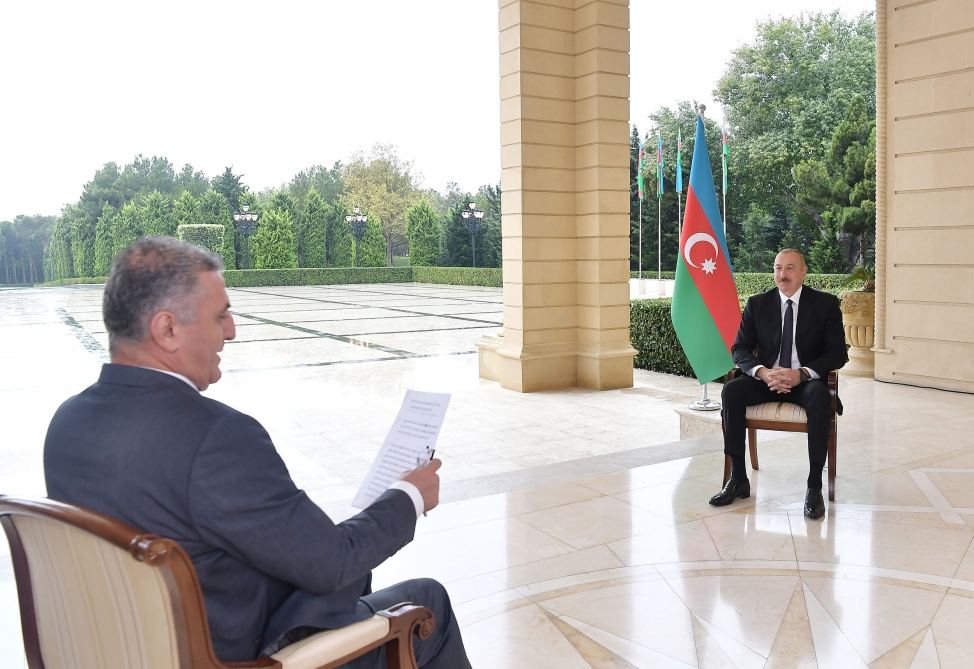 Chronicles of Victory (October 5, 2020): President Ilham Aliyev interviewed by TRT Haber TV channel (PHOTO/VIDEO)