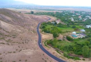 В Шамкирском районе Азербайджана завершается реконструкция автомобильной дороги (ФОТО)