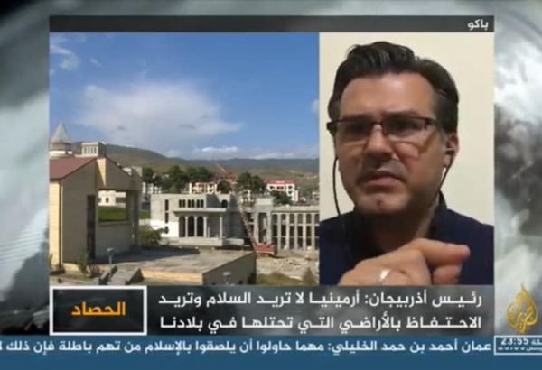 Руфиз Хафизоглу в эфире "Аль-Джазира": Армения берет на прицел гражданских лиц (ФОТО/ВИДЕО)