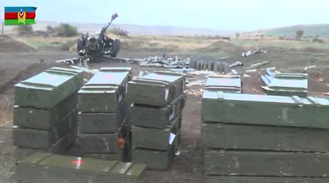 Azerbaijan reveals footage of captured vehicles of Armenian troops (VIDEO)