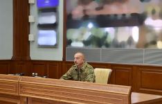 Под руководством Президента Азербайджана, Верховного Главнокомандующего Ильхама Алиева на Центральном командном пункте Минобороны состоялось оперативное совещание (ФОТО) (Версия 2)