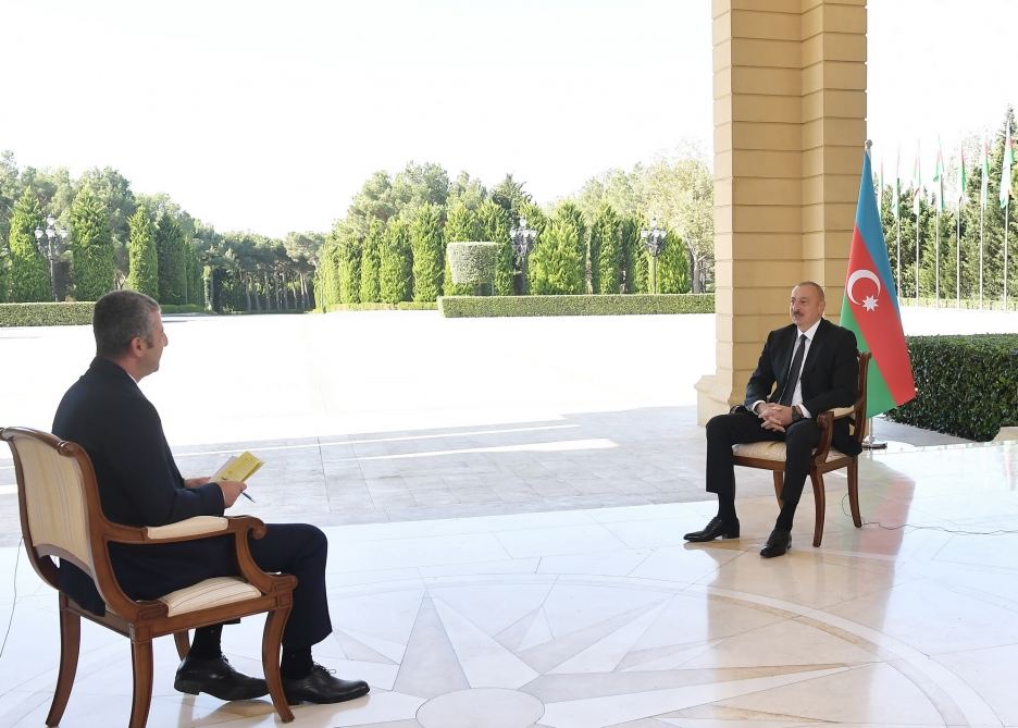 Chronicles of Victory: President Ilham Aliyev interviewed by CNN-Turk TV on October 7, 2020 (PHOTO/VIDEO)