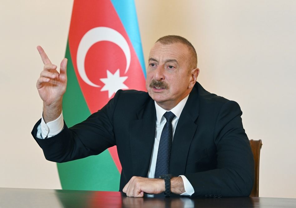 There is no such thing as status-quo, it is over, I have changed the status quo - President Aliyev