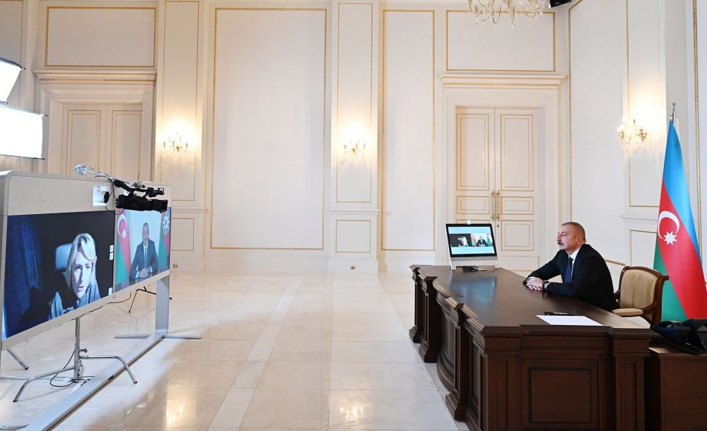 Azərbaycan Prezidenti “Sky News” telekanalına müsahibəsində mümkün danışıqların şərtlərini açıqlayıb