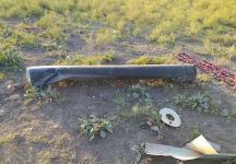 Azerbaijan presents parts of Armenia's ballistic missile shot down during bombing Mingachevir (PHOTO)