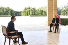 President Ilham Aliyev interviewed by Turkish Haber Global TV channel (PHOTO/VIDEO)