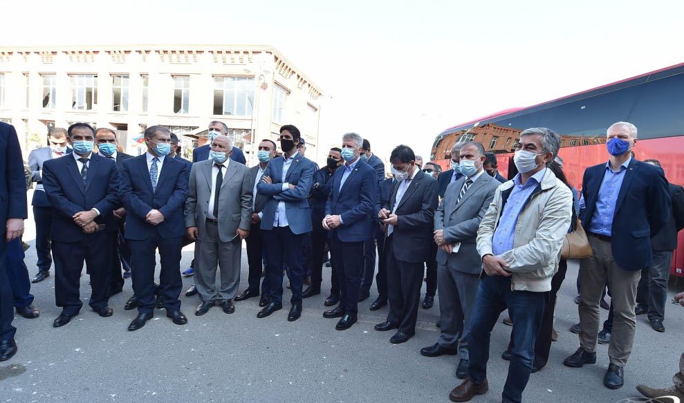 Зарубежные дипломаты прибыли в Гянджу, чтобы воочию увидеть армянское зверство (ФОТО)