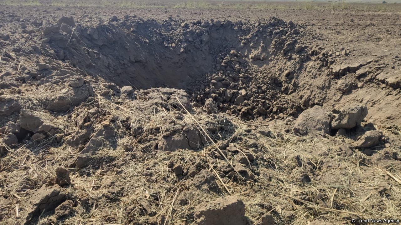 Armenian armed forces once again subject Gazakhlar village of Fizuli district to missile fire (PHOTO)