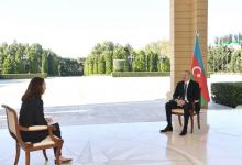 Президент Ильхам Алиев дал интервью телеканалу France 24 (ФОТО) (версия 2)