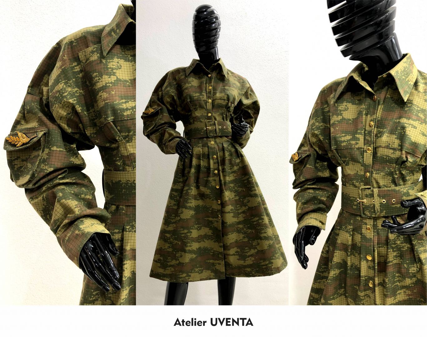 Азербайджанские дизайнеры представили коллекцию из военного камуфляжа в поддержку армии (ВИДЕО, ФОТО)