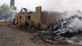 Артобстрелы ВС Армении вызывают пожары на гражданских объектах — МЧС Азербайджана (ФОТО)