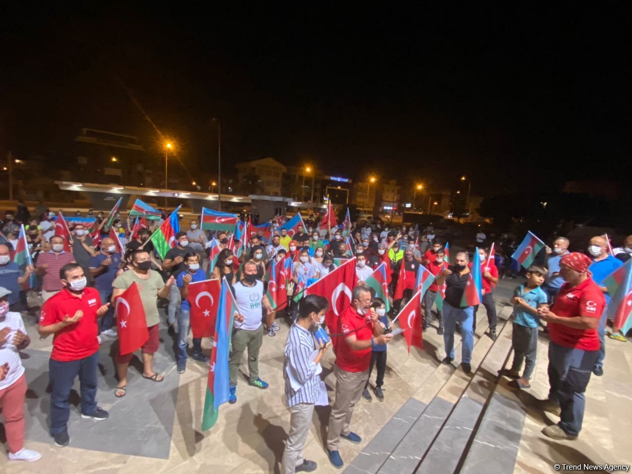 Rally held in Turkey in support of Azerbaijan (PHOTO)