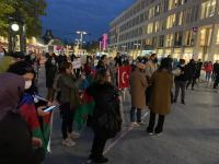 Hannover azərbaycanlıları Gəncə terrorunda həlak olanların xatirəsini yad edib (FOTO)