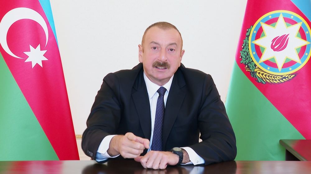 Prezident İlham Əliyev xalqa müraciət edib (YENİLƏNİB) (FOTO) - Gallery Image