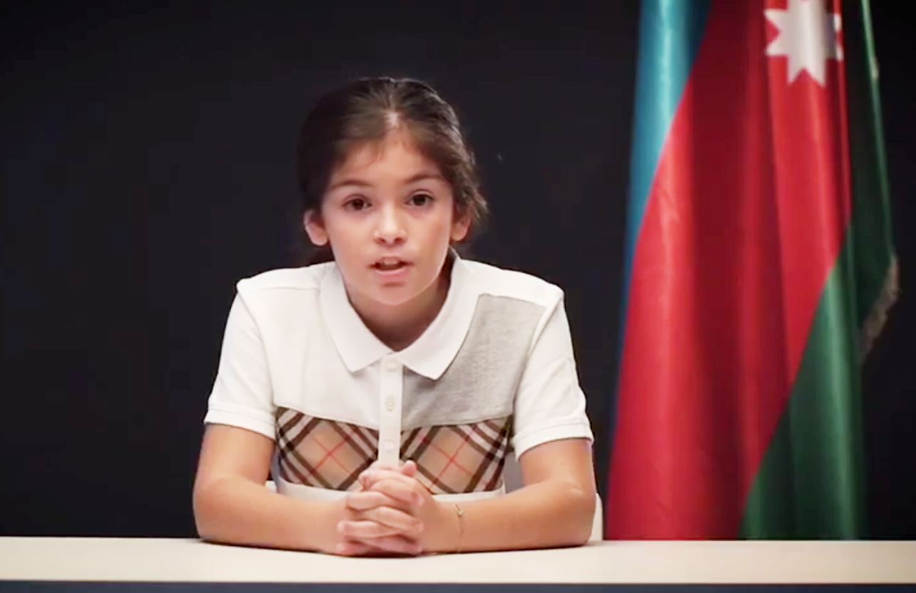 Послание азербайджанского ребенка армянским детоубийцам (ВИДЕО)