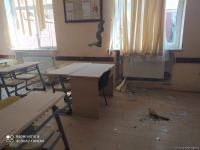 ВС Армении выпустили два снаряда по школе в Тертере (ФОТО)