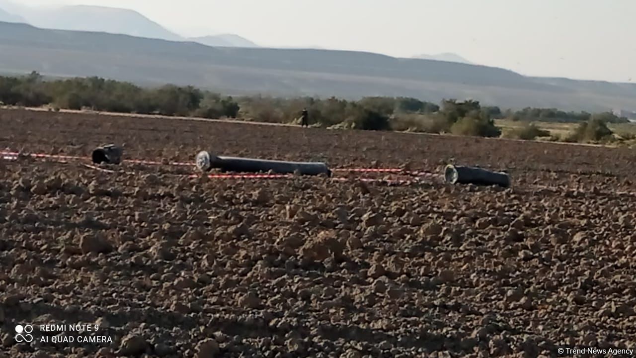Ermənistanın atdığı raket Xızıda göydə zərərsizləşdirilib (FOTO)
