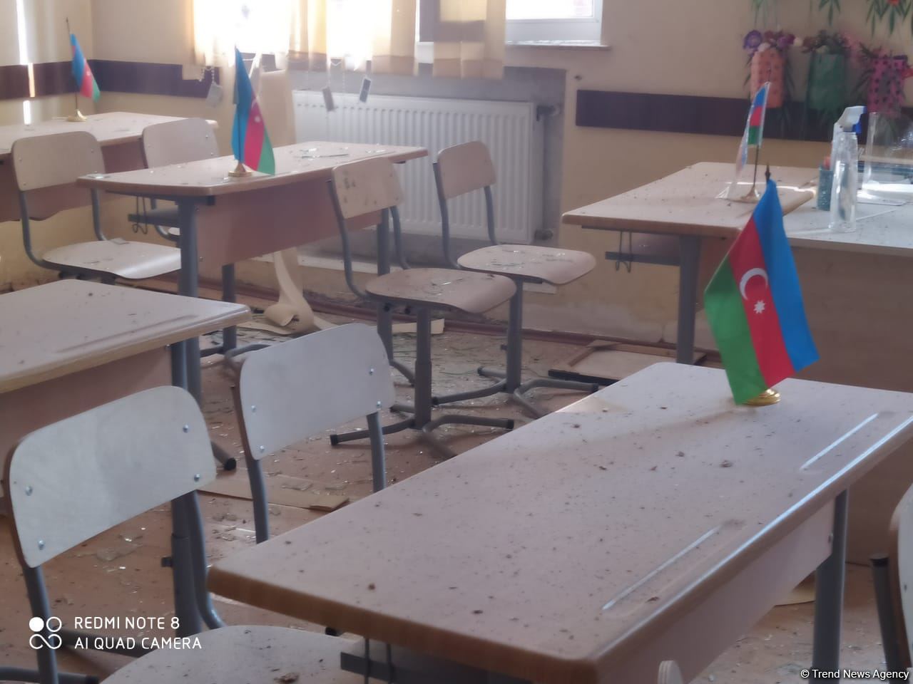Armenian armed forces fire two shells at school in Azerbaijan’s Tartar