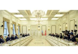 В Баку прошла встреча спикеров парламентов Азербайджана и Турции (ФОТО)